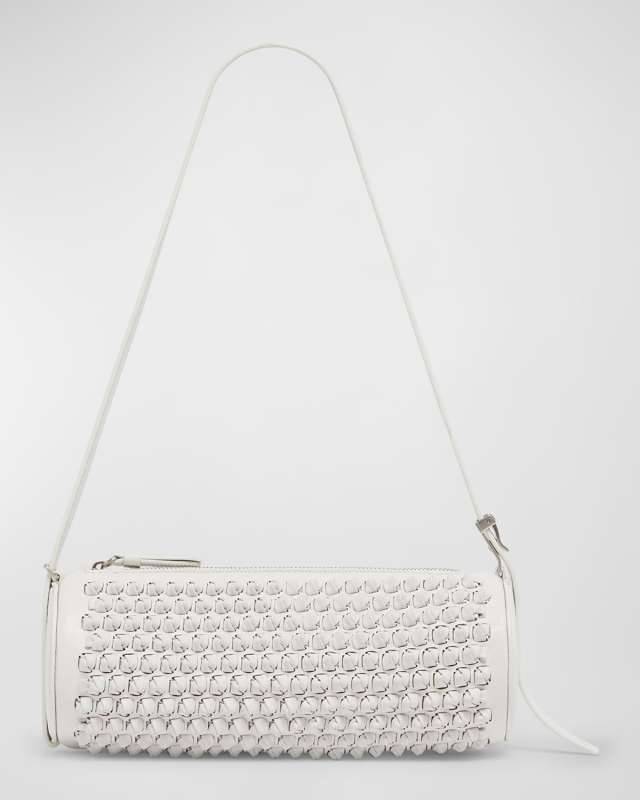 Silo Woven Napa Leather Shoulder Bag